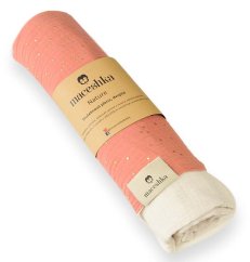 Mušelínová dečka Maceshka Nature - Maceshka Mušelínová dečka Maceshka Nature Marsala a ecru.