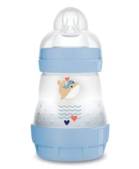 MAM Antikoliková fľaša 160 ml 0+m - modrá