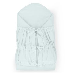 PETITE&MARS Zavinovačka šněrovací Nurse s pevnou kokosovou vložkou 75x75 cm - Baby Blue