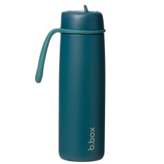 B.BOX Nerezová termolahev s brčkem 690 ml - sea glass