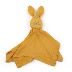 PETITE&MARS Mazlíček bambusový mušelinový Hugo 0m+ - Hugo Intense Ocher