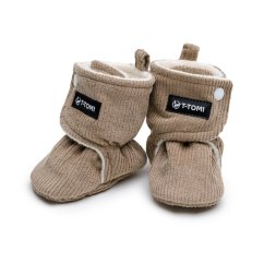 T-TOMI Capáčky Caramel WARM - 0-3 mesiace