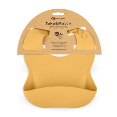 PETITE&MARS Bryndák silikonový Take&Match 6m+ - Intense Ochre