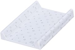 SCARLETT Přebalovací podložka měkká 70 x 50 cm - Bílá Hvězdička. SCARLETT Prebaľovacia podložka mäkká 70 x 50 cm - Biely Hviezdička.