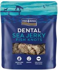FISH4DOGS Pamlsky pre psov DENTAL SEA morská ryba - uzlíky 100 g - 100 g