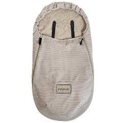PINKIE Fusak Fur Teddy slabší 6m-2,5roku - Cream-podélné otvory (+100 Kč)-5271