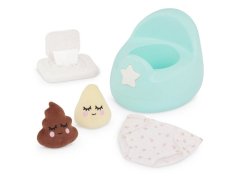LULLABABY Nočník pre bábiky s doplnkami - Nočník pre bábiky
