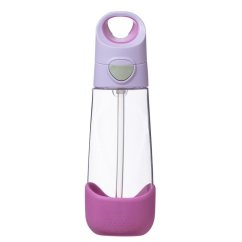 B.BOX Fľaša na pitie s brčkom 600 ml - sugar plum