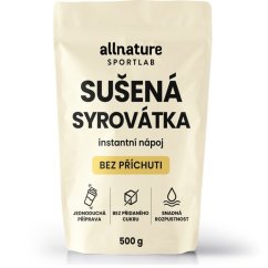 ALLNATURE Sportlab Sušená syrovátka 500 g - 500 g