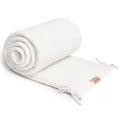 MACESHKA Mušelínový mantinel Nature - White