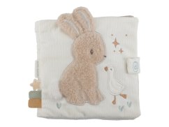LITTLE DUTCH Textilná knižka s aktivitami Newborn Naturals - Textilná knižka s aktivitami