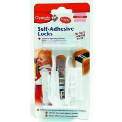 Pojistka skriniek/zásuviek samolep 2ks - CLIPPASAFE Samolepiaca poistka skríň alebo zásuviek.