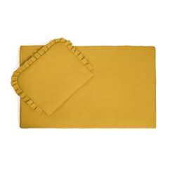 Souprava do postýlky Maceshka mušelín - Žltá.
