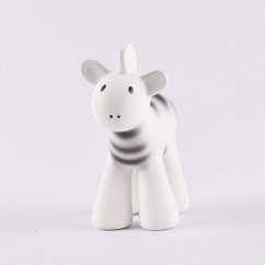 TIKIRI Safari - hrkálko a hryzátko z kaučuku - Zebra