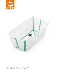 STOKKE® Flexi Bath® skladacia detská vanička - White Aqua