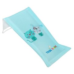 TEGA Látkové lehátko ke koupání - Pejsek a kočička - tyrkysové.