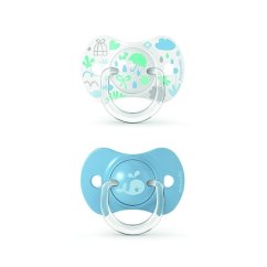 SUAVINEX | Cumlík SX PRO fyziologický MEMORIES +18m 2ks - modrý.