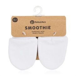 PETITE&MARS Rukavičky kojenecké Smoothie - Infinity White