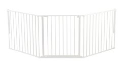 BABY DAN Prostorová zábrana Supreme OLAF X 90-225 cm - biela 90-225 cm