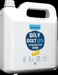 ALLNATURE Bílý ocet 10 % s vôňou citrónu 5000 ml - 5000 ml