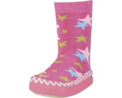 PLAYSHOES Protiskluzové capáčky Hvězdy - Růžové 23/26