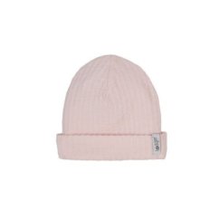 Beanie Seersucker Bavlnená čepička - Béžová 6 - 12 mesiacov.