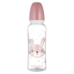 CANPOL BABIES Fľaša úzkohrdlá CUTE ANIMALS 250ml - zajačik.