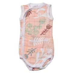 LODGER Romper Fold Over Body Body bez rukávov - Botanimal Plush vel. 56.