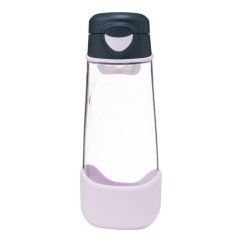 B.BOX Fľaša na pitie s brčkom 450 ml - Lilac Pop.