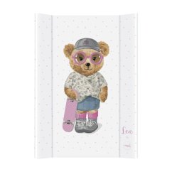 CEBA Prebaľovacia podložka 2-hranná s pevným doskou (50x70) Comfort Fluffy Puffy - Lea