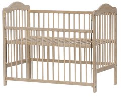 SCARLETT Dětská postýlka se stahovacím bokem ALEK (borovice) -120 x 60 cm - ALEK ECO (borovice) - přírodní 120 x 60 cm. SCARLETT Detská postieľka so stiahnuteľnou bočnicou ALEK (borovica) -120 x 60 cm - ALEK ECO (borovica) - prírodná 120 x 60 cm.