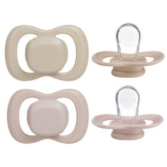 B.BOX Silikónové cumlíky 6m+, 2 ks - blush/latte