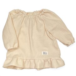 PINKIE šatičky Bellou Muslin - Sand Varianta/ veľkosť: 74-80