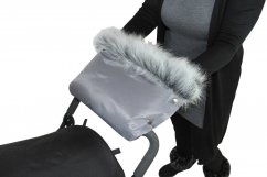 Rukávník kočár LUXURY - Rukávník kočár LUXURY - šedý