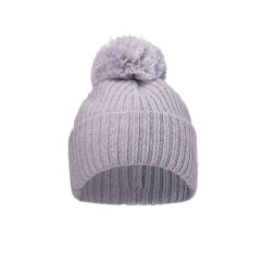 ELODIE DETAILS Vlněná čepice s bambulí Woll cap - Lavender Love, 0-6 mesiacov.
