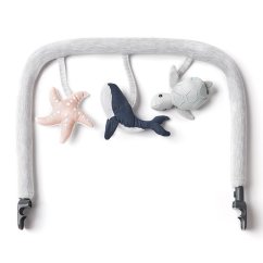 ERGOBABY EVOLVE hračka na lehátko - Ocean wonders - Light Grey