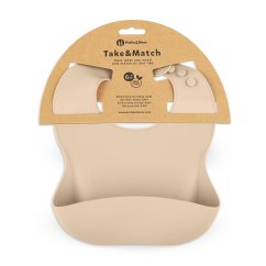 PETITE&MARS Bryndák silikonový Take&Match 6m+ - Desert Sand