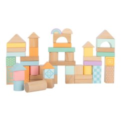 Small Foot Dřevěné kostky pastelové 50 ks Small Foot Drevené kocky pastelové 50 ks