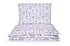 Povlečenie Maceshka Basic tlač - Povlečenie Maceshka Basic Zajkovia baletky v bielej.