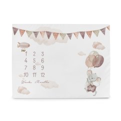 CEBA Milníková podložka na fotenie (92x72) - Basic Mouse