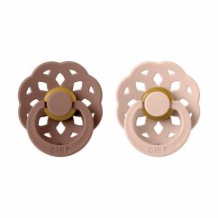 Bibs Boheme Dudlíky z prírodného kaučuku vel.1 - Woodchuck / Blush.