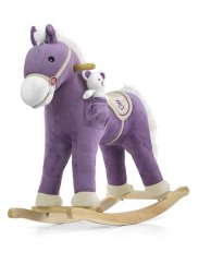 MILLY MALLY Pony Houpací koník s melódiou - fialový