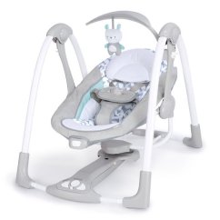 INGENUITY Hojdačka konvertibilná vibrujúca s melódiou Raylan 2v1, 0m+ do 9 kg - Raylan 2v1 0m+