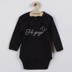 NEW BABY Detské body s potlačou Hi guys - vel. 62