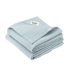 BIBS mušelínové plenky z Bio bavlny 2 ks - Baby Blue