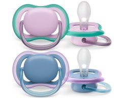 Philips AVENT Cumlík Ultra air 6-18m, 2ks - dievča modrá, 2ks
