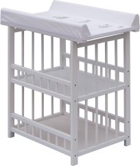 SCARLETT Prebaľovací pult Jáš Bílý - Oslík - Bílý