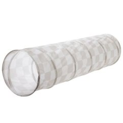 3 SPROUTS Detský Tunel Recycled - Checkerboard Beige