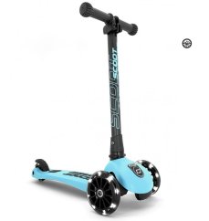 SCOOT & RIDE Kolobežka HIGHWAYKICK 3 LED (3-6 rokov) - čučoriedková