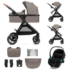 KINDERKRAFT Kočík kombinovaný 3v1 Esme Pro - Sand Beige